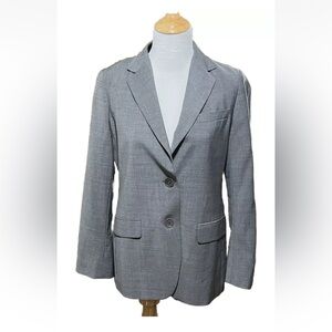 Talbots Gray Jacket Blazer, Women’s Sz 6, Perfect Condition, Preowned